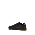 Black Calf Leather Bos Taurus Low Top Sneakers