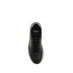 Black Calf Leather Bos Taurus Low Top Sneakers