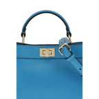 Blue Calf Leather Bos Taurus Handbag