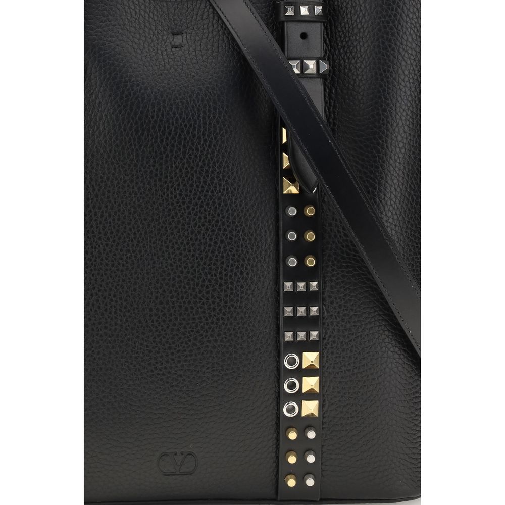 Black Calf Leather Bos Taurus Shoulder Bag