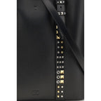 Black Calf Leather Bos Taurus Shoulder Bag