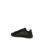 Black Calf Leather Bos Taurus Sneakers