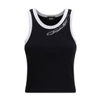 Black Cotton Tank Tops
