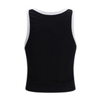 Black Cotton Tank Tops