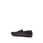 Black Calf Leather Bos Taurus Slip-On Loafers