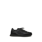 Black Calf Leather Bos Taurus Athletic Sneakers