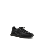 Black Calf Leather Bos Taurus Athletic Sneakers