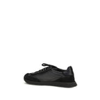 Black Calf Leather Bos Taurus Athletic Sneakers