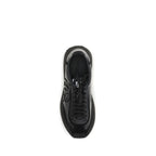 Black Calf Leather Bos Taurus Athletic Sneakers