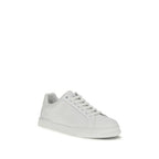 White Calf Leather Bos Taurus Low Top Sneakers