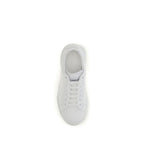 White Calf Leather Bos Taurus Low Top Sneakers
