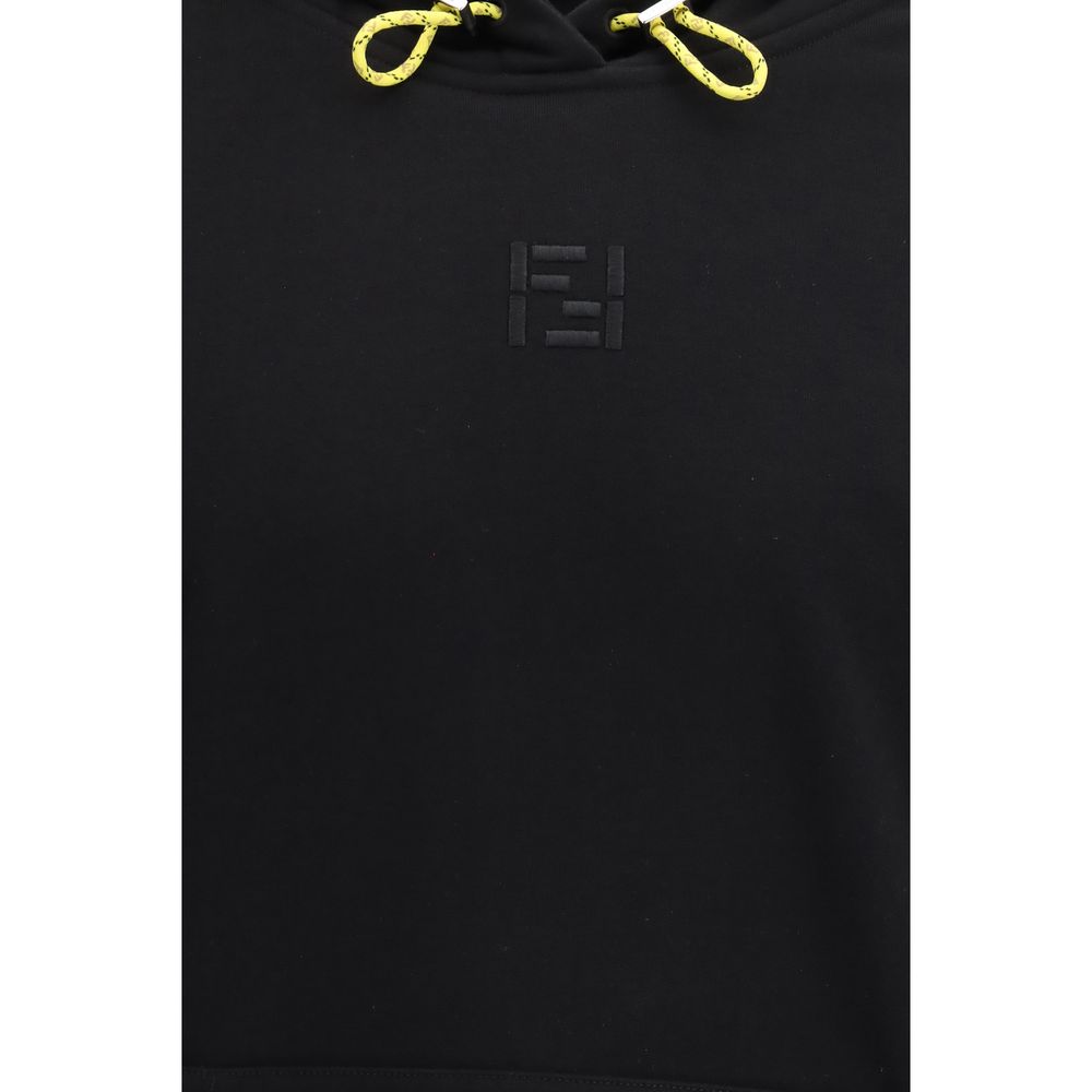 Black Cotton Sweatshirt