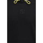 Black Cotton Sweatshirt