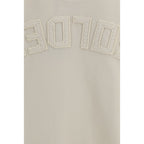 Beige Cotton Sweatshirt