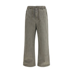 Bicolor Cotton Casual Pants