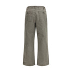 Bicolor Cotton Casual Pants