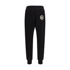 Black Cotton Casual Pants