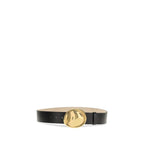 Black Calf Leather Bos Taurus Belt