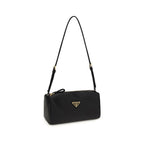 Black Silk Shoulder Bag