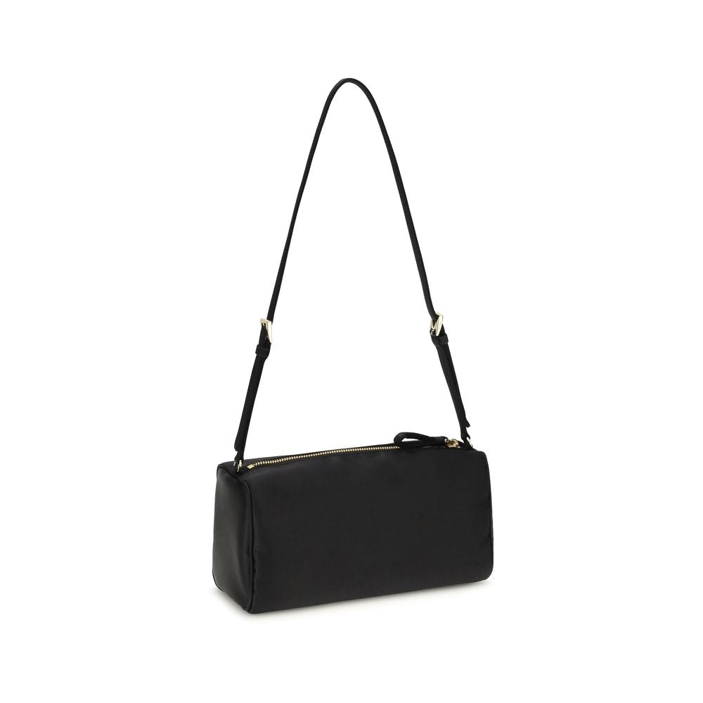 Black Silk Shoulder Bag
