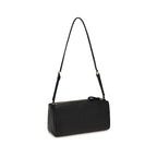 Black Silk Shoulder Bag