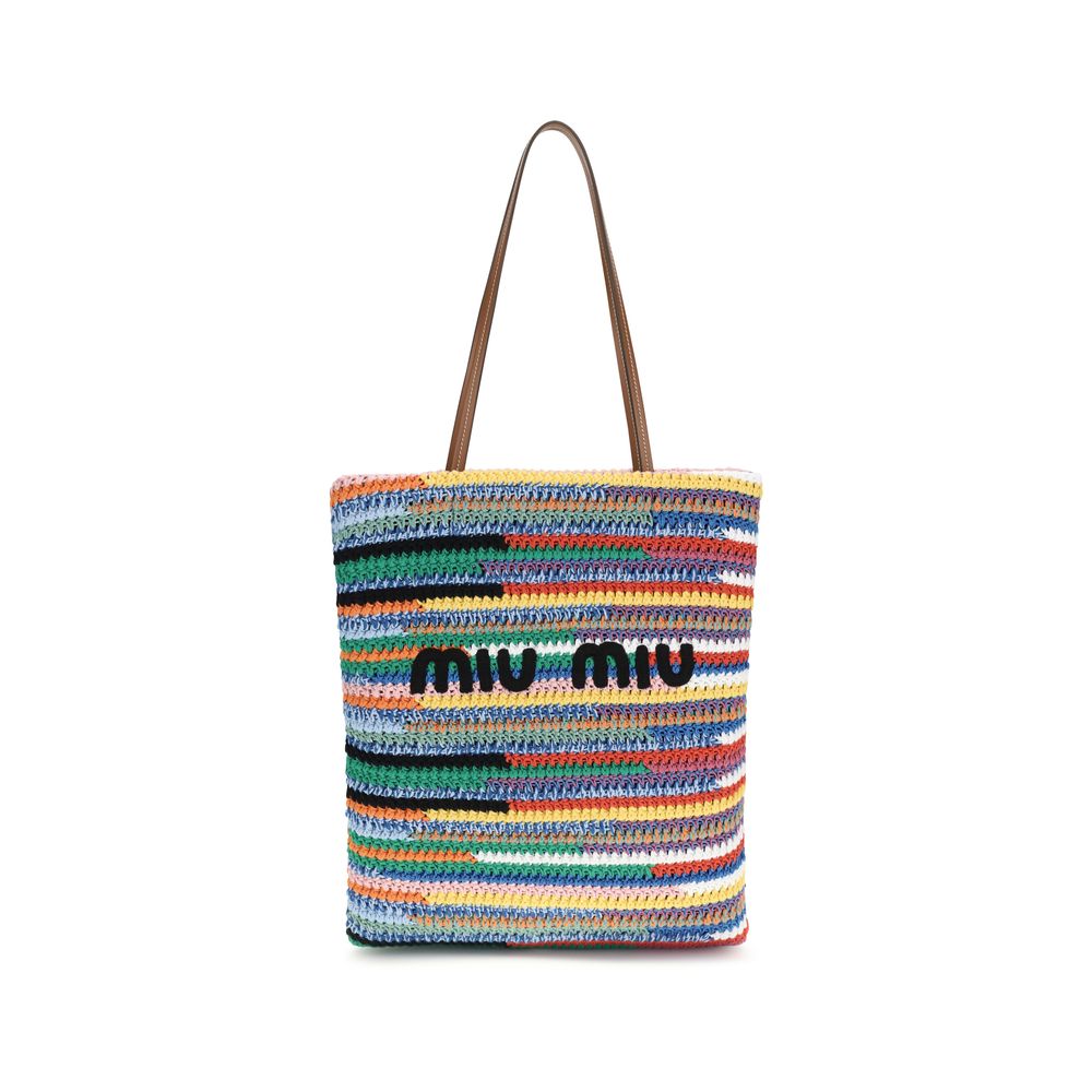 Multicolor Cotton Shoulder Bag