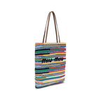 Multicolor Cotton Shoulder Bag