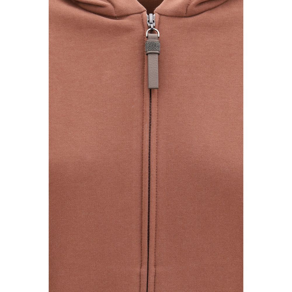 Brown Cotton Sweatshirt