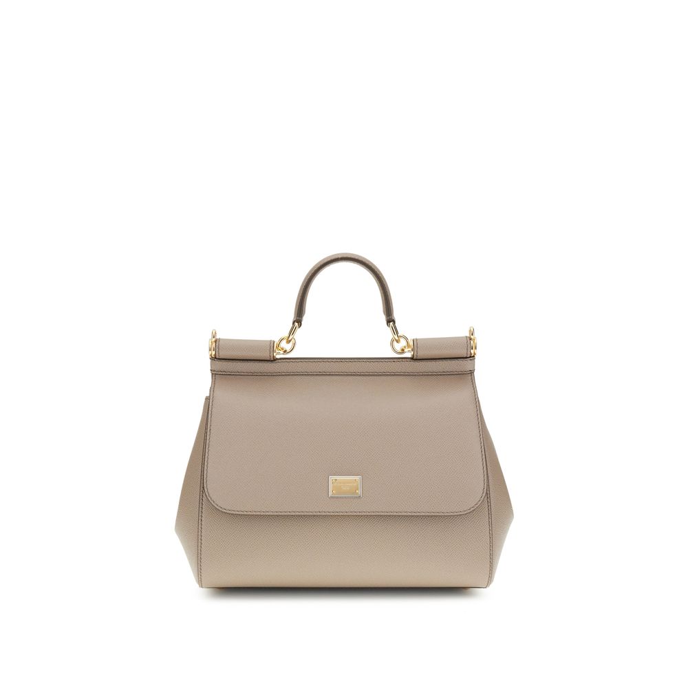 Gray Calf Leather Bos Taurus Handbag
