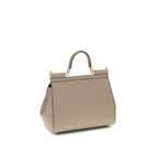 Gray Calf Leather Bos Taurus Handbag