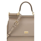 Gray Calf Leather Bos Taurus Handbag