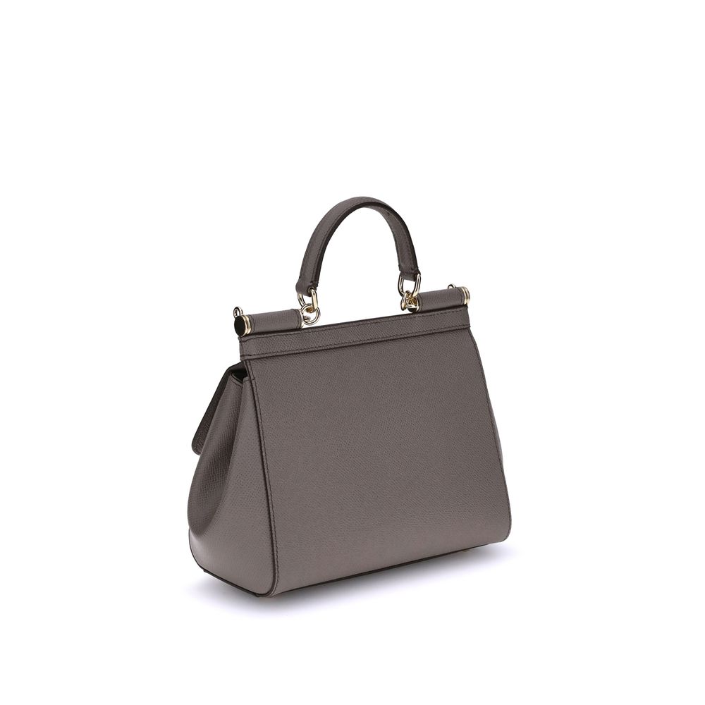 Gray Calf Leather Bos Taurus Shoulder Bag