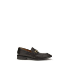 Black Calf Leather Bos Taurus Slip-On Loafers