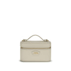 Beige Calf Leather Bos Taurus Handbag