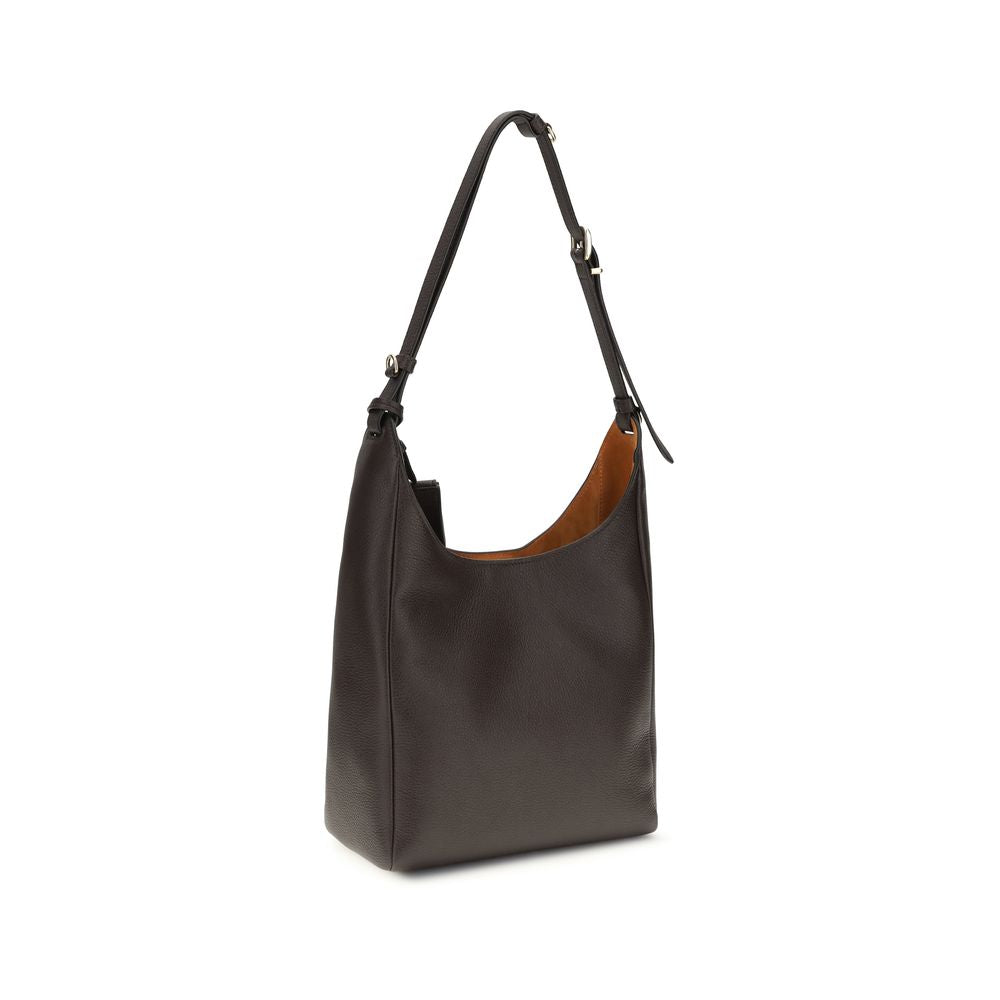 Brown Calf Leather Bos Taurus Shoulder Bag