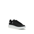 Black Calf Leather Bos Taurus Chunky Sneakers