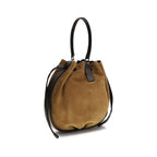 Brown Calf Leather Bos Taurus Backet Bag
