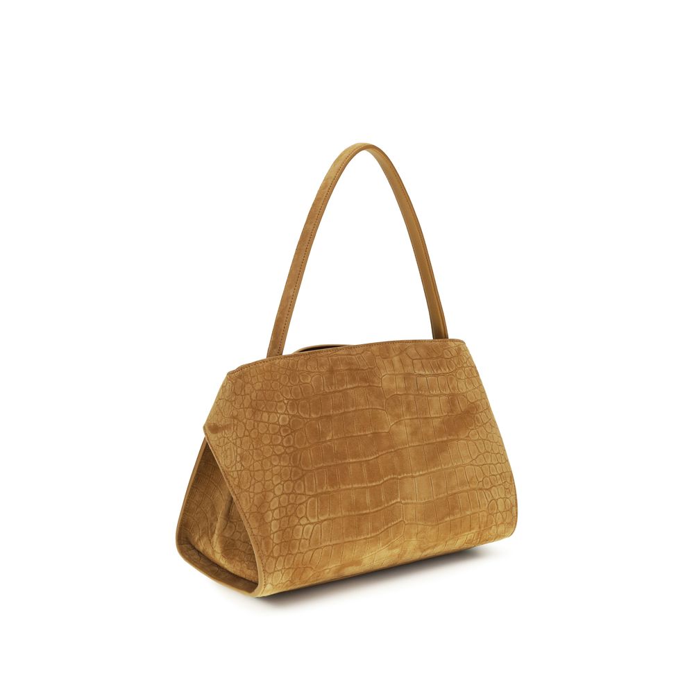 Beige Goatskin Shoulder Bag