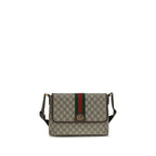 Beige Fabric Shoulder Bag