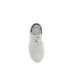 White Calf Leather Bos Taurus Low Top Sneakers