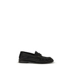 Black Calf Leather Bos Taurus Slip-On Loafers