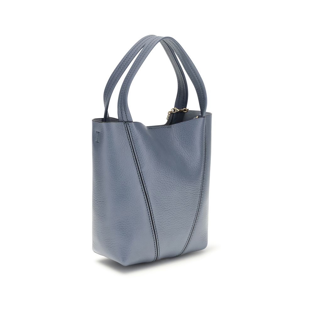 Blue Calf Leather Bos Taurus Shoulder Bag