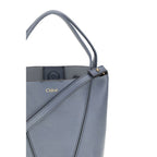 Blue Calf Leather Bos Taurus Shoulder Bag