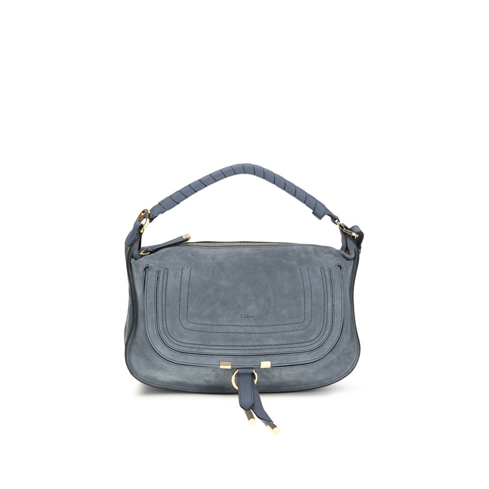 Blue Calf Leather Bos Taurus Shoulder Bag