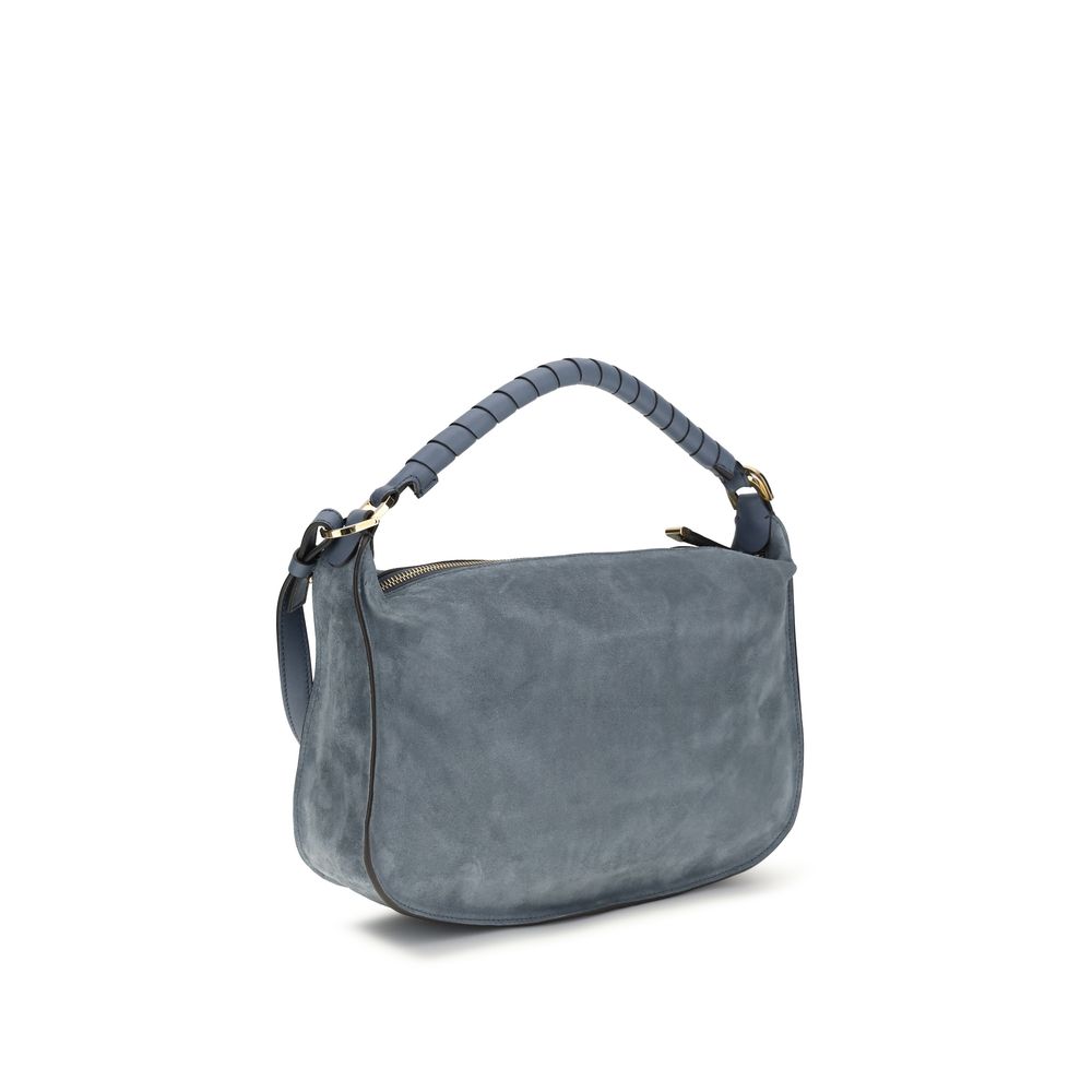 Blue Calf Leather Bos Taurus Shoulder Bag