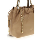 Beige Lamb Ovis Aries Aries Shoulder Bag