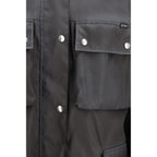 Gray Recycled Polyamide Shell Jacket