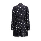 Black Silk Casual Dress