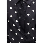 Black Silk Casual Dress