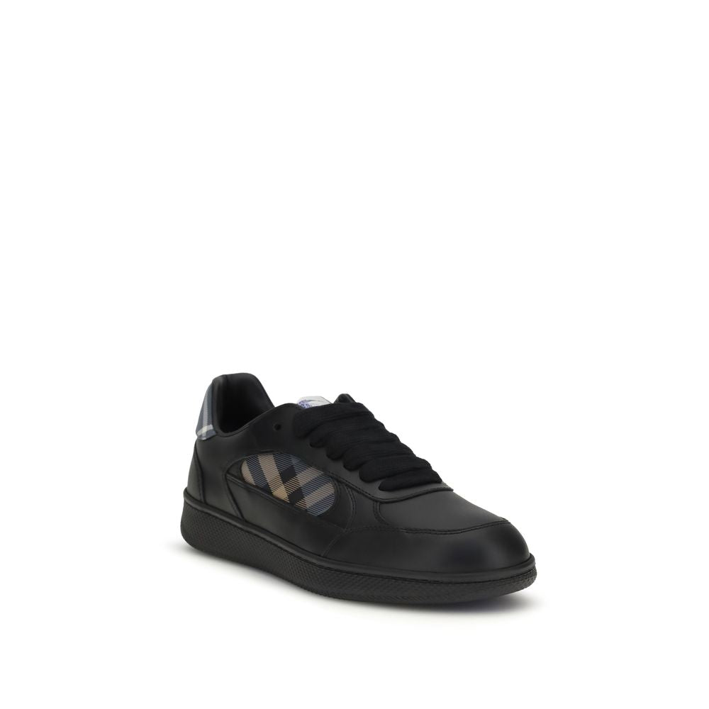 Black Calf Leather Bos Taurus Low Top Sneakers